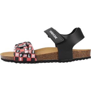 Sandalias Niño de la marca GEOX  modelo J GHITA BOY NEGRO