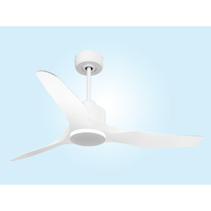 Ventilador de techo Reversible Termostato Wifi Motor DC Techos Inclinados Mando a Distancia Adaptador 2/3 Aspas Hypersilence Memoria ThassosD127C0364875 PURLINE