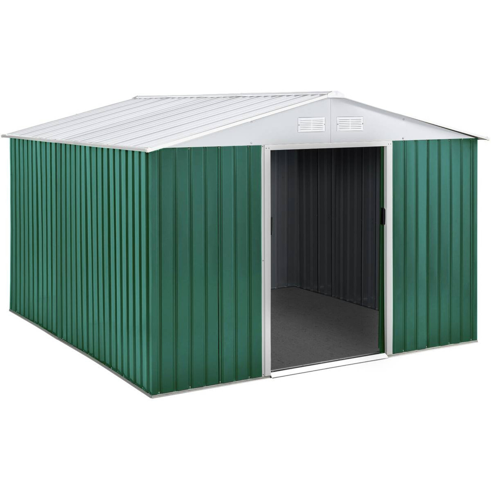 Abri de jardin métal "Rosas" - 7,06 M² - Vert