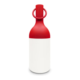 Lampe nomade en plastique rouge - Elo