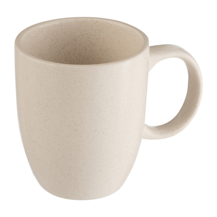 J-Line tasse Marie - céramique - crème - 6 pcs