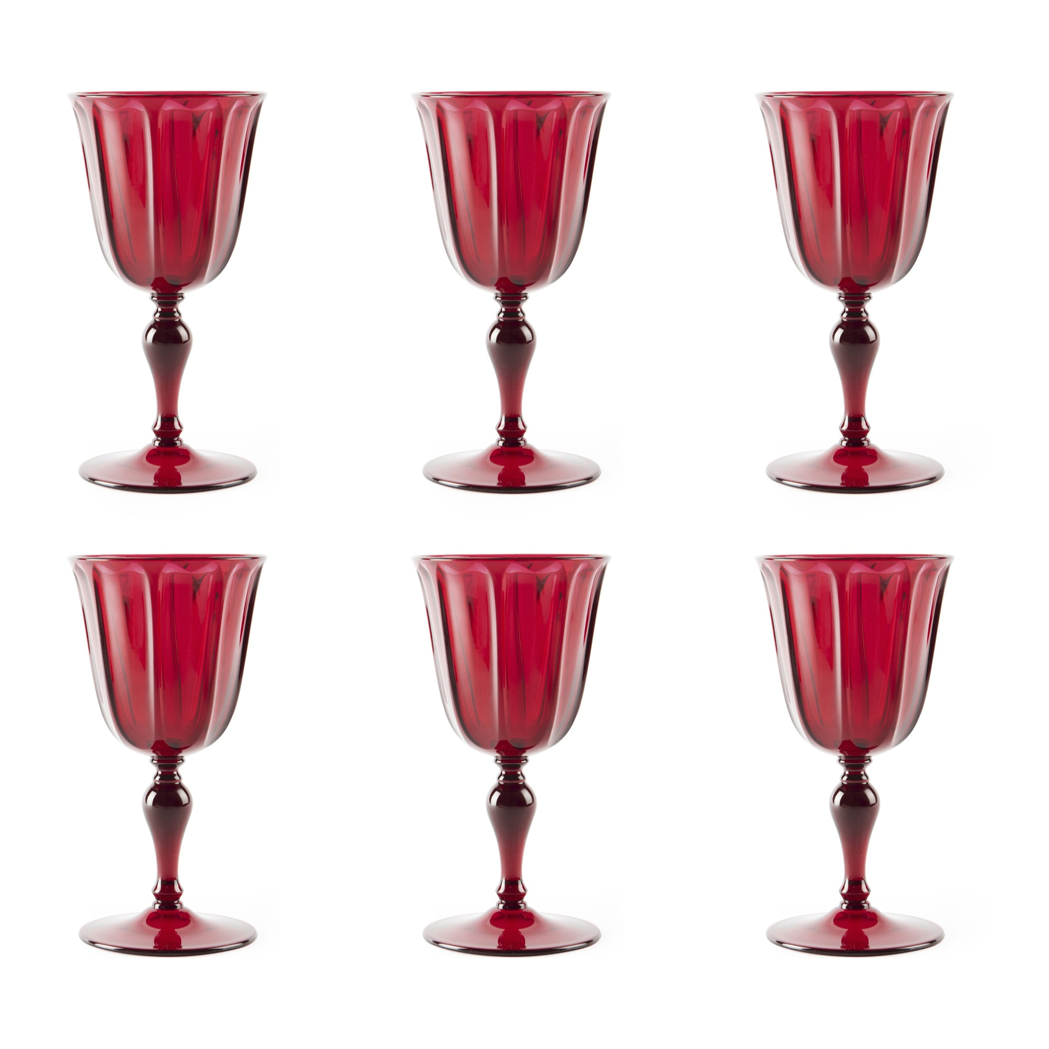 Set 6 Calici Excelsa – Country, Plastica Rosso 25 cl