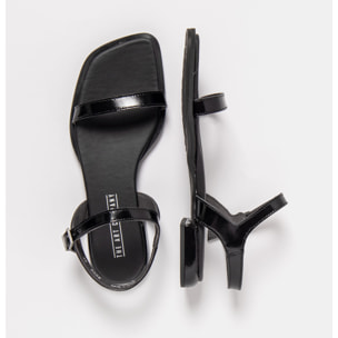 Sandalias 2000 NAPPA SHINNY BLACK / BERGAMO color Black