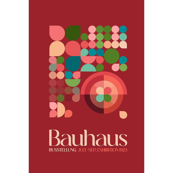 Tableau vintage exposition bauhaus bordeaux  Toile imprimée