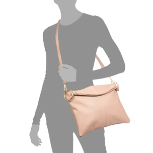 Arroscia bolso bandolera mujer. Piel auténtica Dollaro.