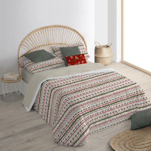 Housse de couette avec pressions 100% coton Merry Christmas 16