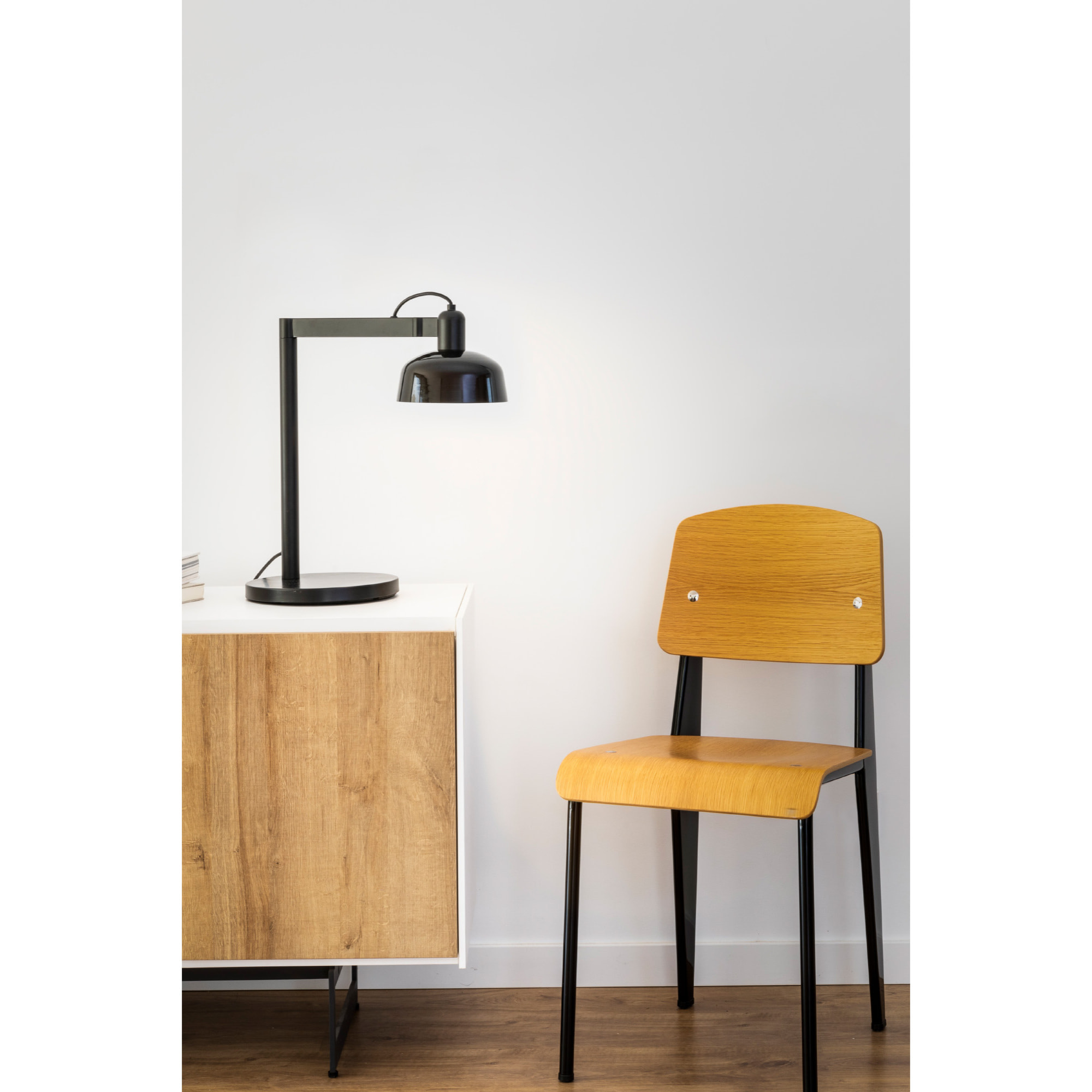 TATAWIN Lampe de table noire