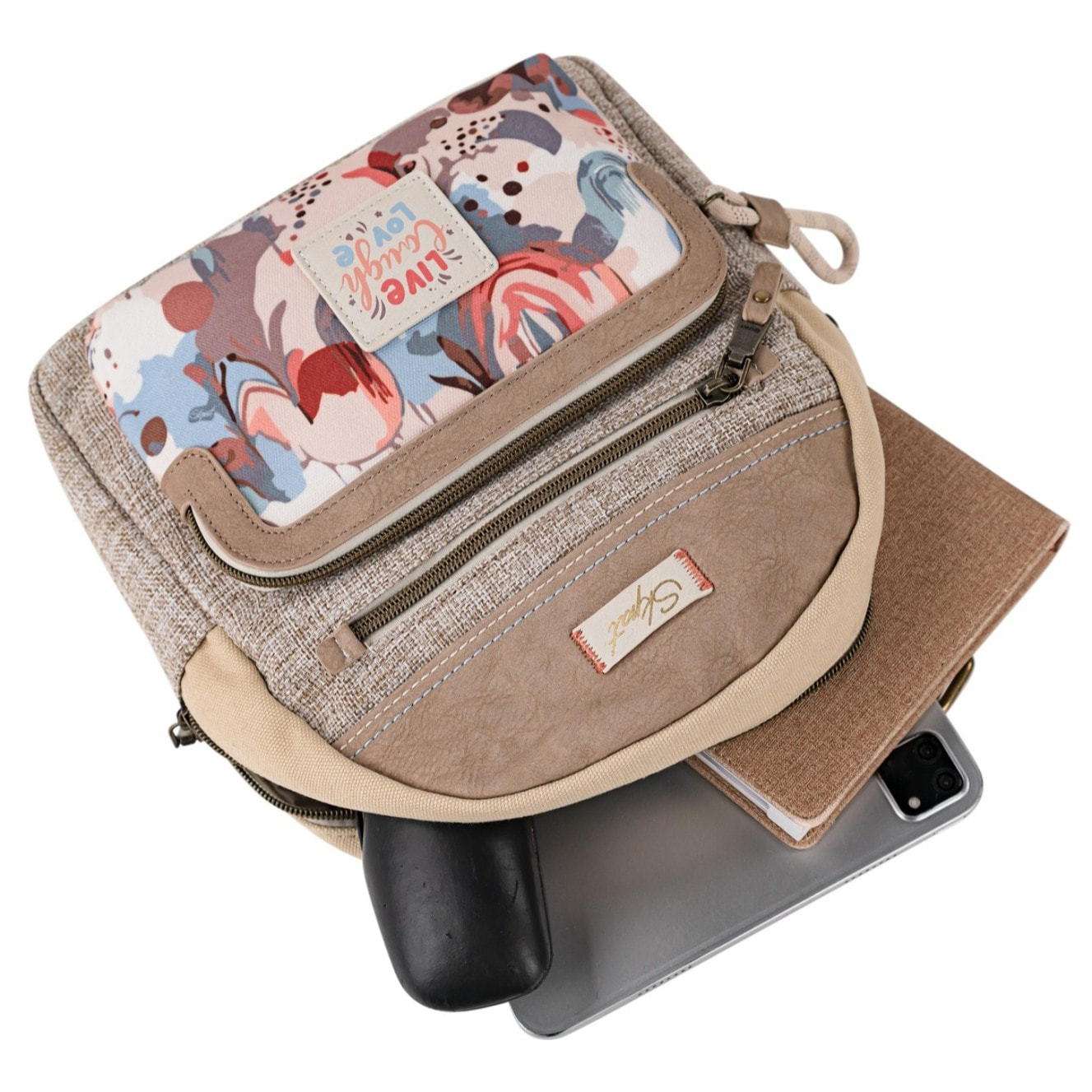 Bolso Mochila Mujer Skpat Leyre Taupe