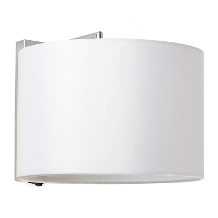 SAHARA Aplique cromo/blanco