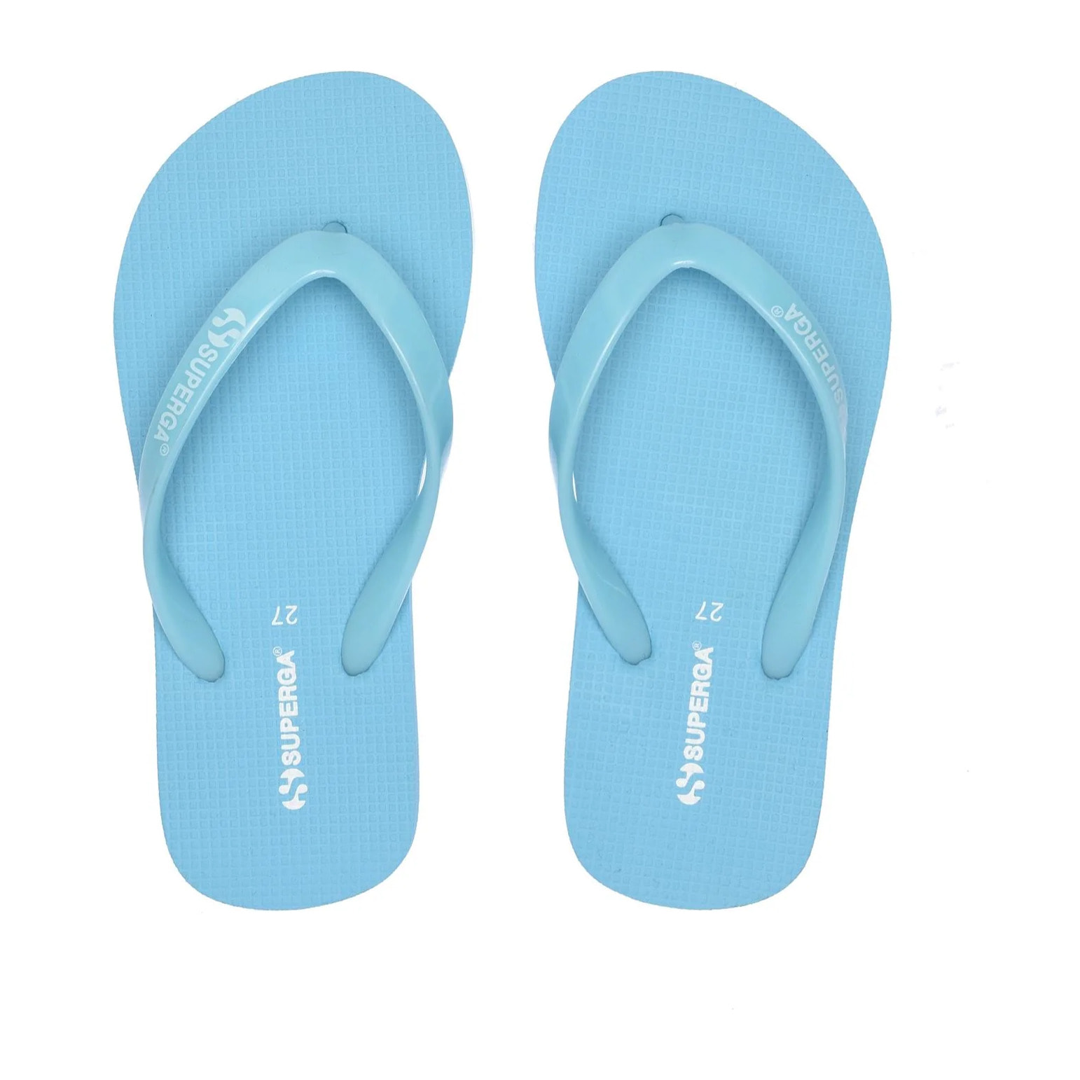 Slippers Superga Bambino/a Blu 4121 Kids Flip Flops