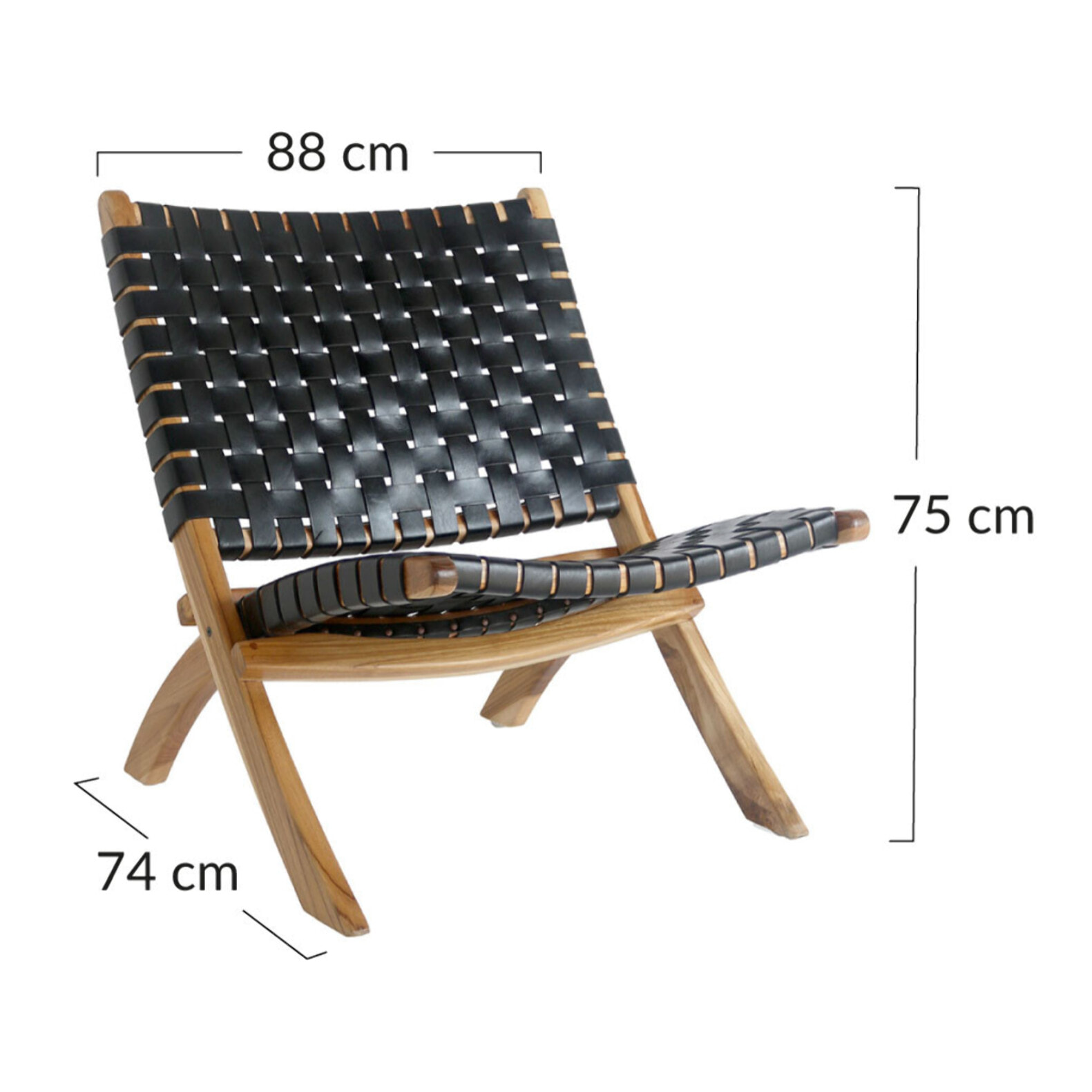 Fernando - fauteuil - en simili - Marron