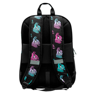 Fortnite Llama Mochila con doble compartimento adaptable a carro.