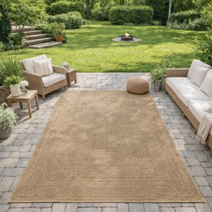 Tapis extérieur intérieur NOLAM 1 aspect jute ton sur ton