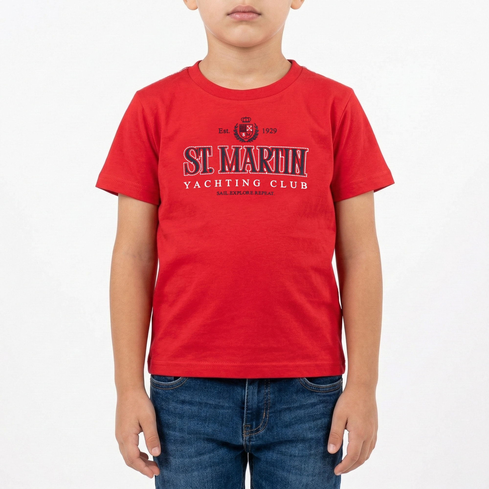 T-shirt maniche corte con logo stampato
