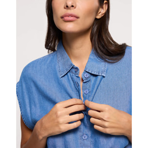 Vestido largo Denim - Lonzi