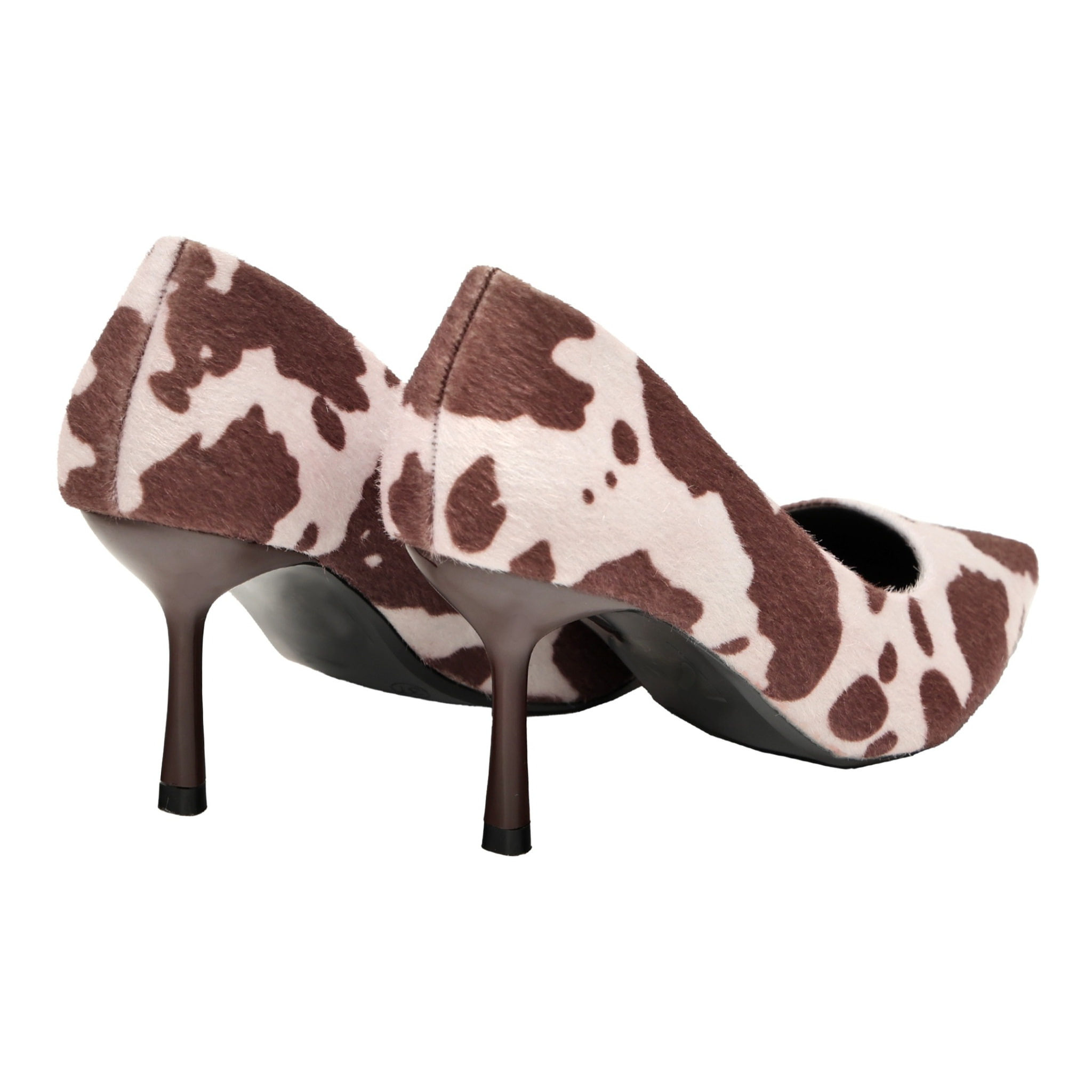 Decolletè in tessuto cavallino