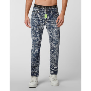 PHILIPP PLEIN Vaqueros de corte recto