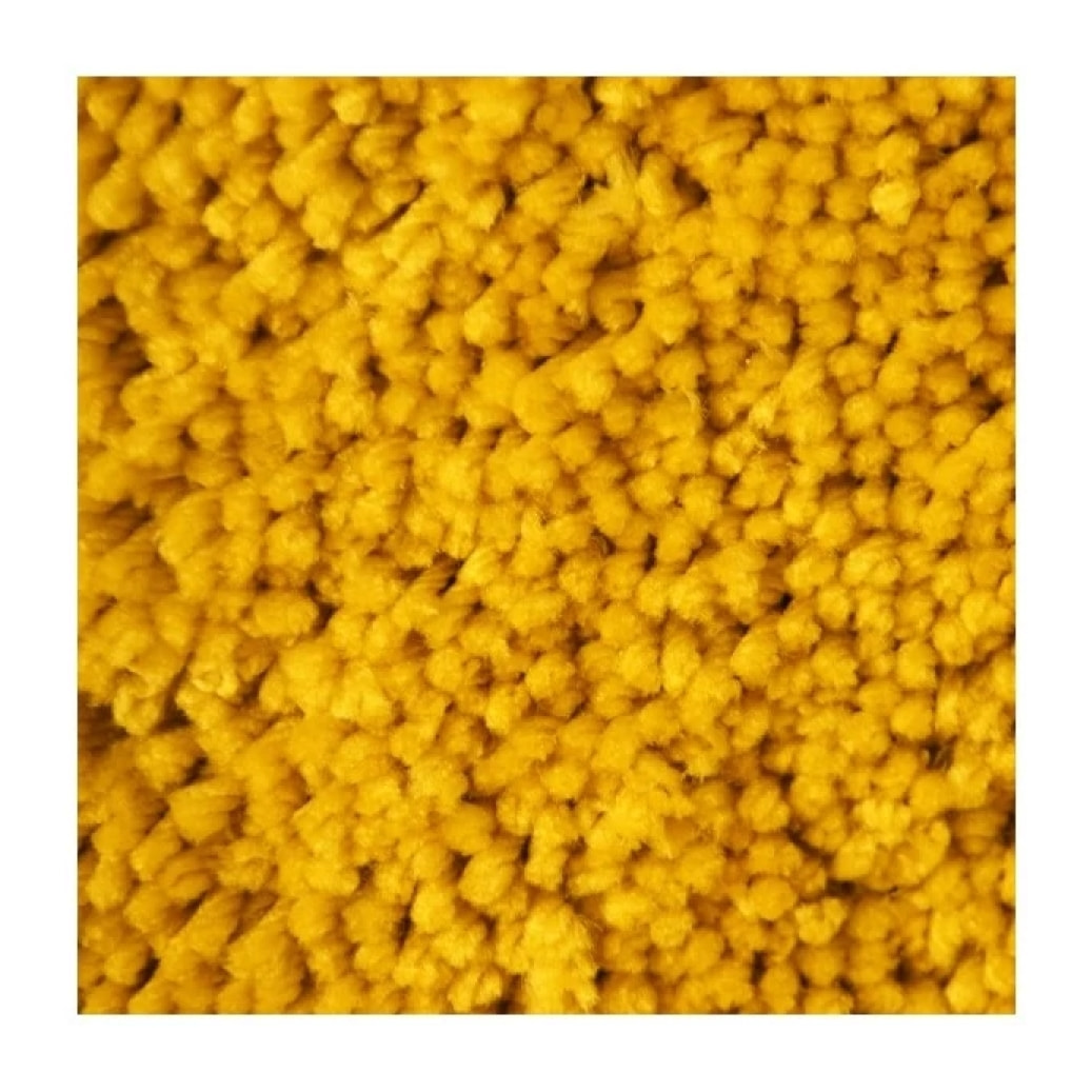 Tapis de bain rondMicrofibre HIGHLAND ?60cm Safran Spirella