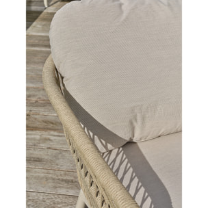 DYLIS - Salon bas de jardin 5 places - Grège