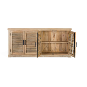 Aparador de Madera de Mango Estilo Rústico Contemporáneo