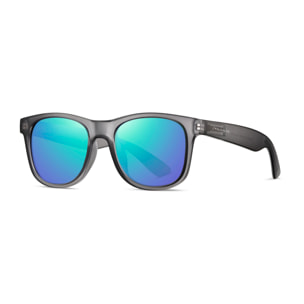 Gafas de sol PALO ALTO WINDSURF - Gris mate / Polarizada revo azules