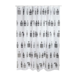 Rideau de douche Polyester MOSHI 180x200cm QUALITE PREMIUM Chocolat MSV