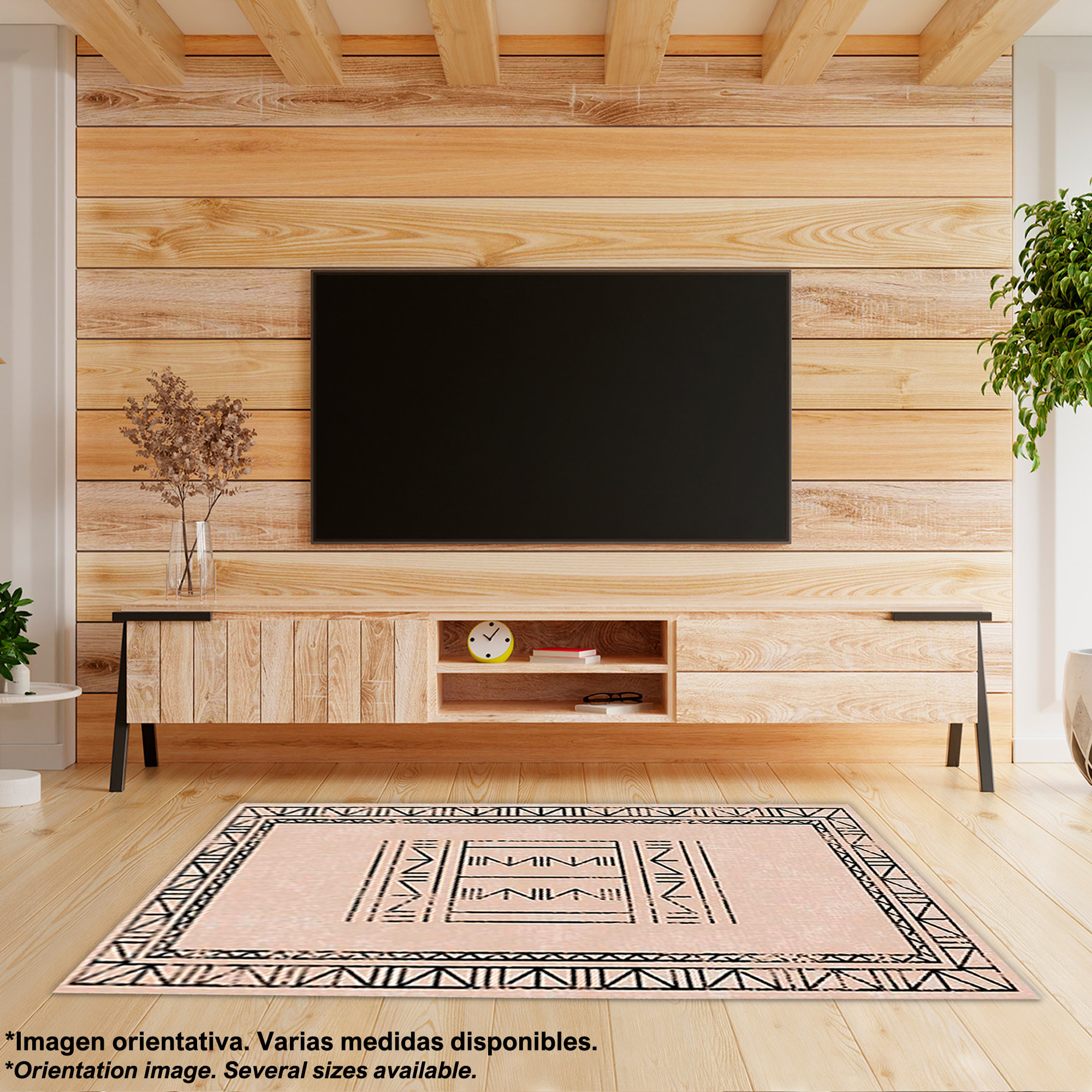 Alfombra de Poliester estampada 80 x 120cm