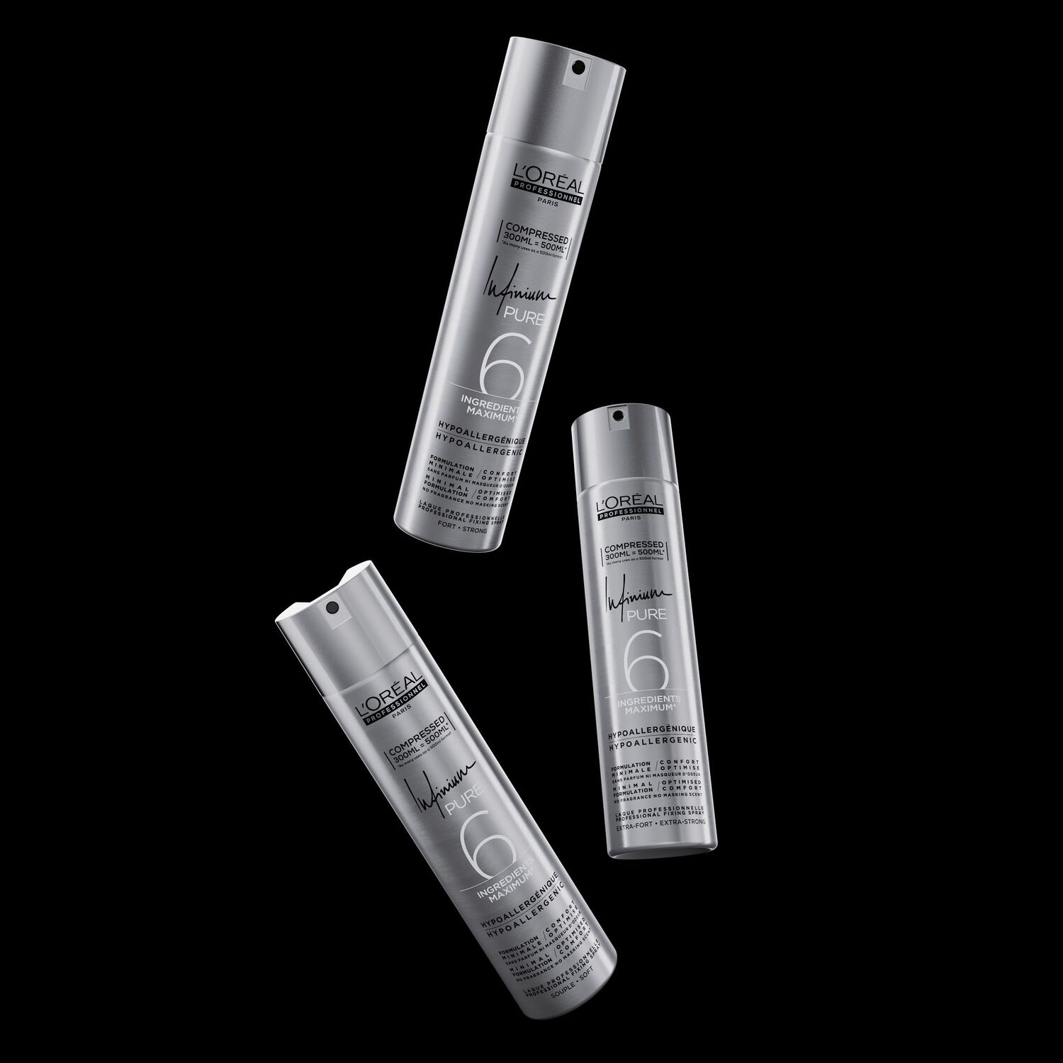 Tecni.art Infinium Pure Extra-Fort - Laque Fixation Tenue Extrême 300 ml