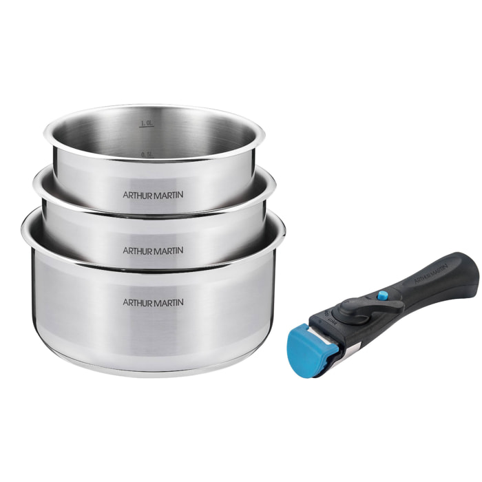 Set de 3 casseroles