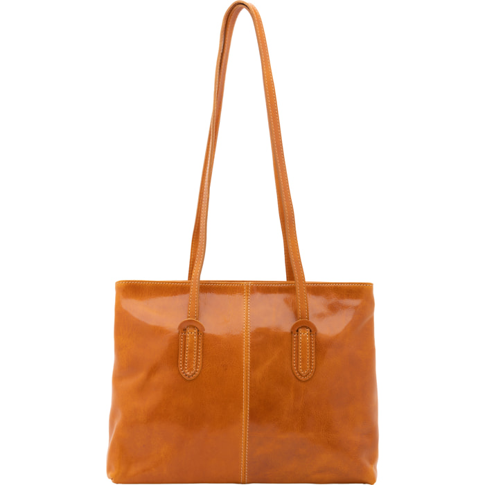 Borsa a spalla  da donna In Vera pelle Made in Italy 35x26x12 cm