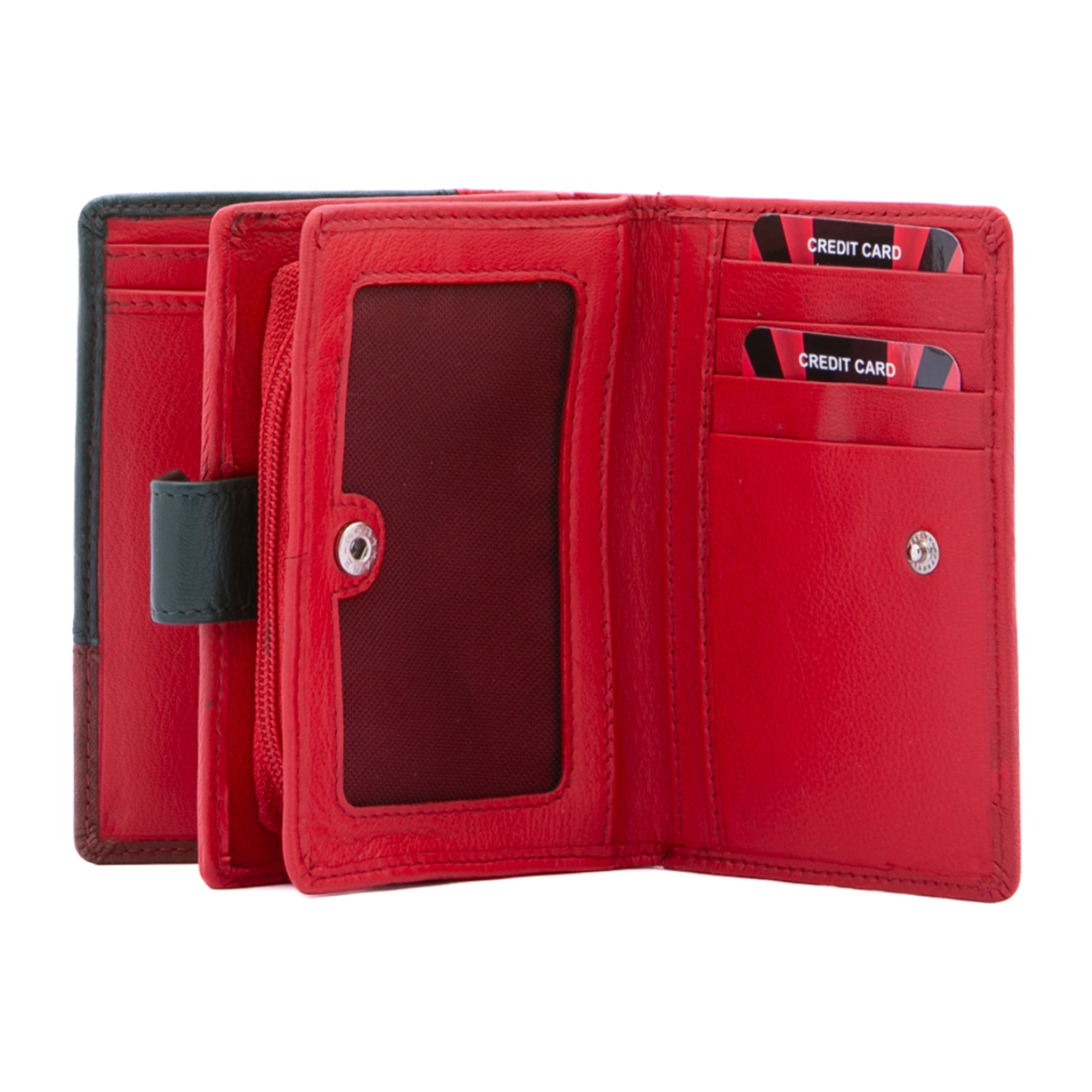 Portafoglio  da donna ecopelle Prodotto Vegano 13x9x3 cm