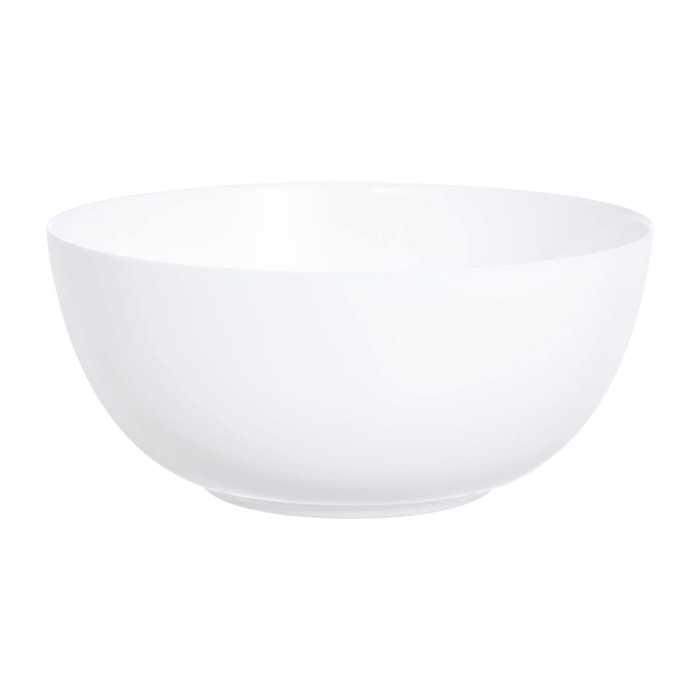 Saladier blanc 26cm Diwali - Luminarc - Verre opale extra résistant