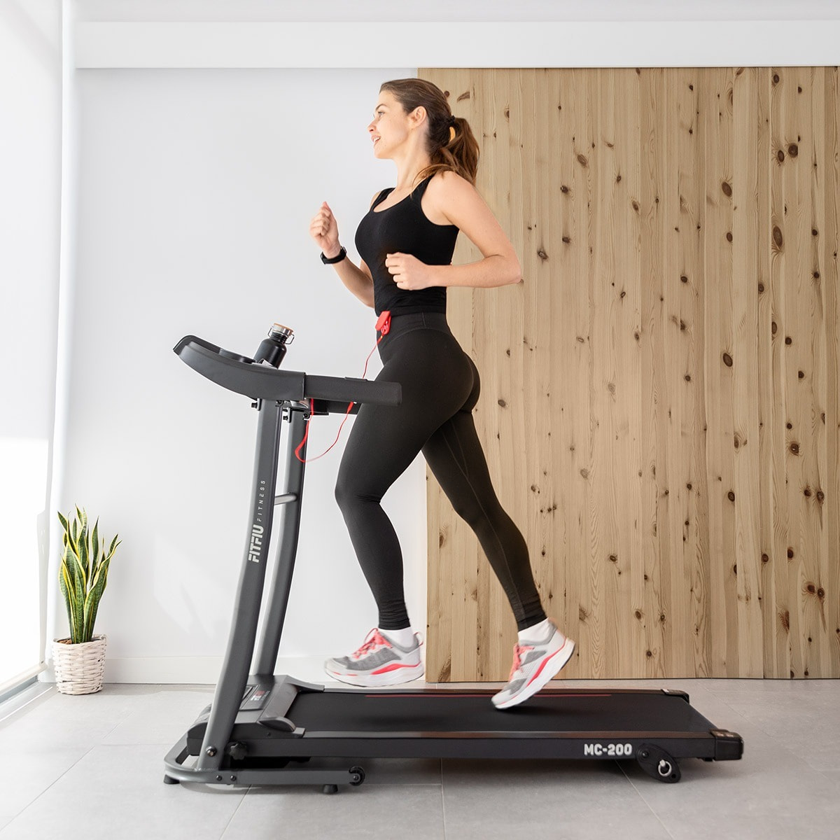 Cinta de correr plegable FITFIU 14km/h inclinación manual y pulsometro 1500w