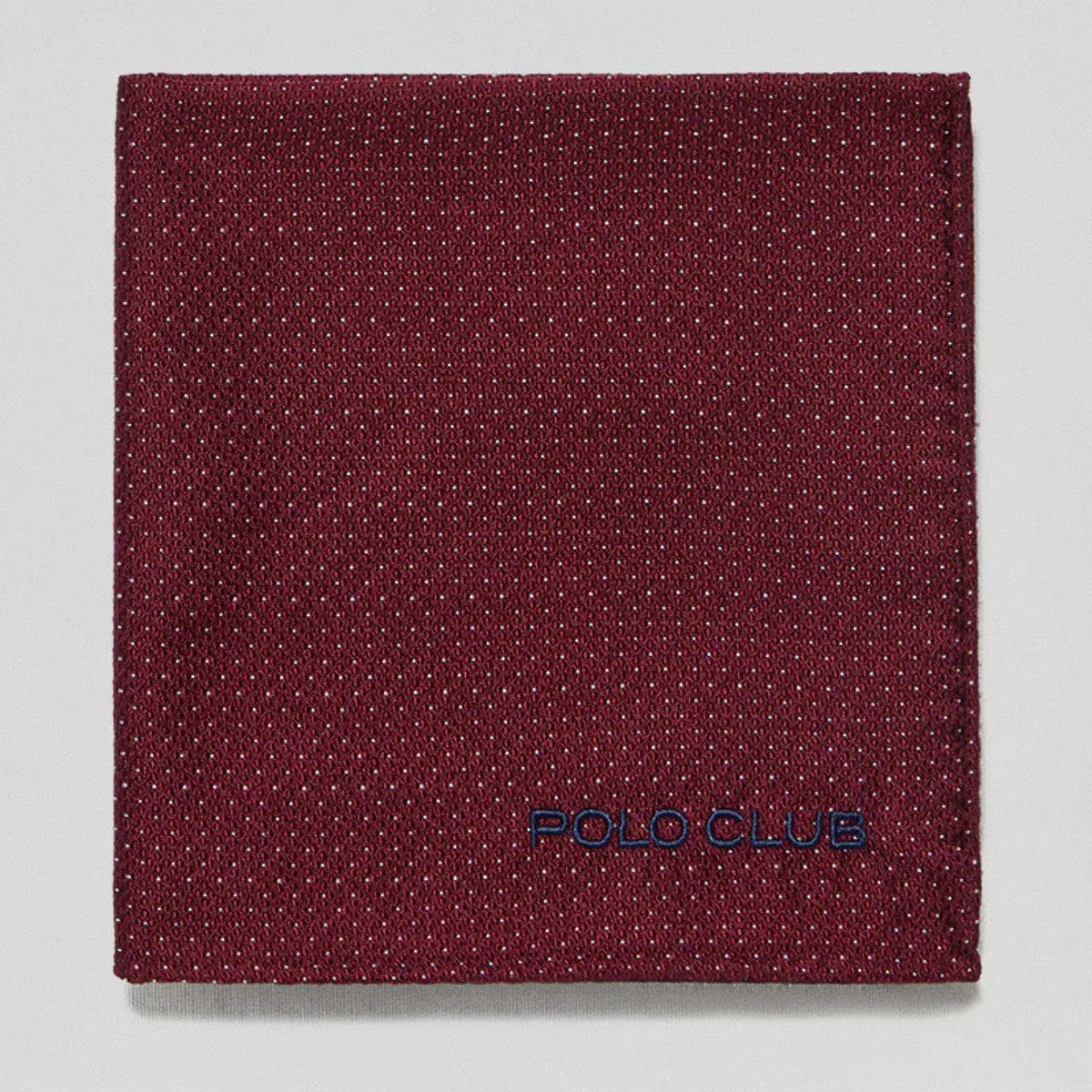 Pack de corbata y pañuelo de seda con detalle bordado Polo Club