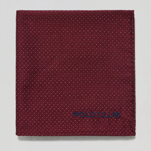 Pack de corbata y pañuelo de seda con detalle bordado Polo Club