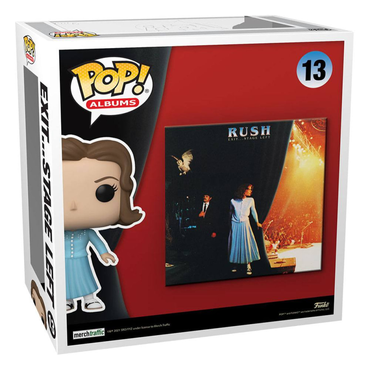 Rush Funko Pop Album Vinile Figura Rush: Exit Stage Left 9 Cm