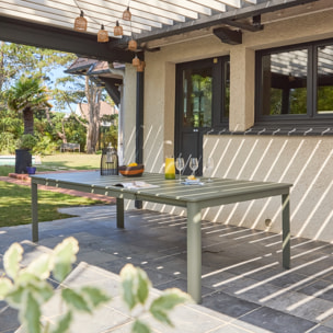 Table de jardin extensible aluminium 12 places KARO