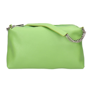 Borsa a spalla da donna - Modello False - Vera pelle - 26.0 x 14.0 x 9.0 cm