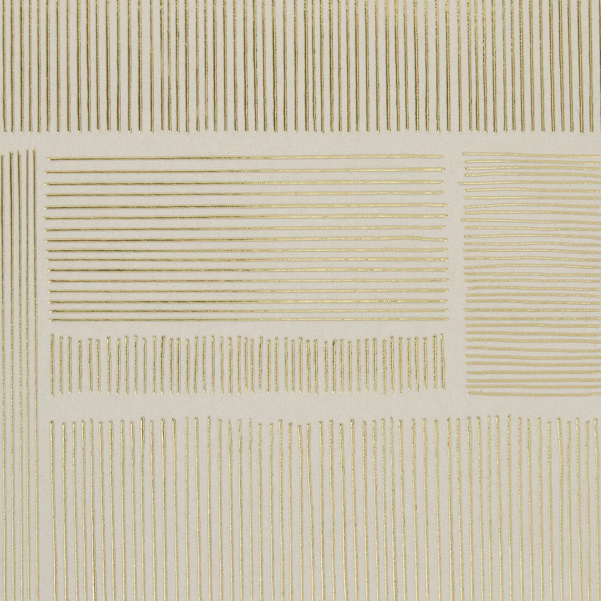Toile imprimée encadrée Idrissa beige 58x58cm