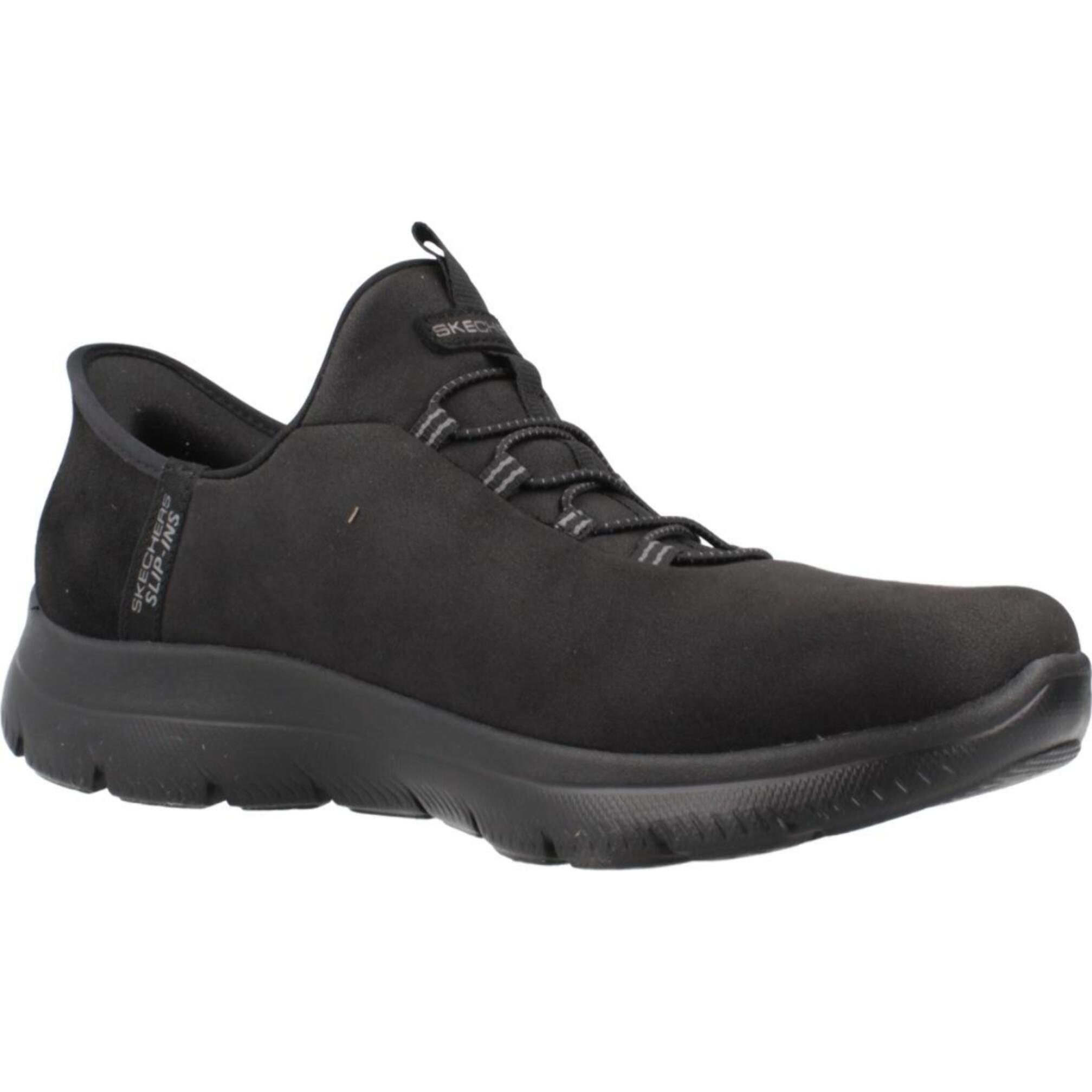Sneakers De  Mujer Summits-unknown Trai Slip-ins Negro