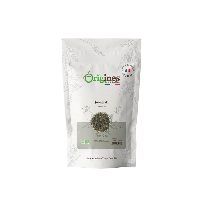 Joongjak Premium - Thé vert bio Corée du Sud - Sachet 50g