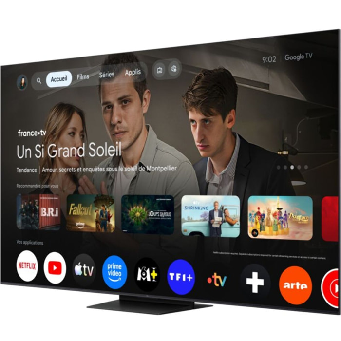 TV Mini LED TCL 85C69K PRO (2026) 85" (216 cm) - Expérience Gaming, 144Hz, Google TV