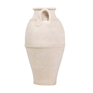 Florero Ceramica Beige 40x40x70 Cm