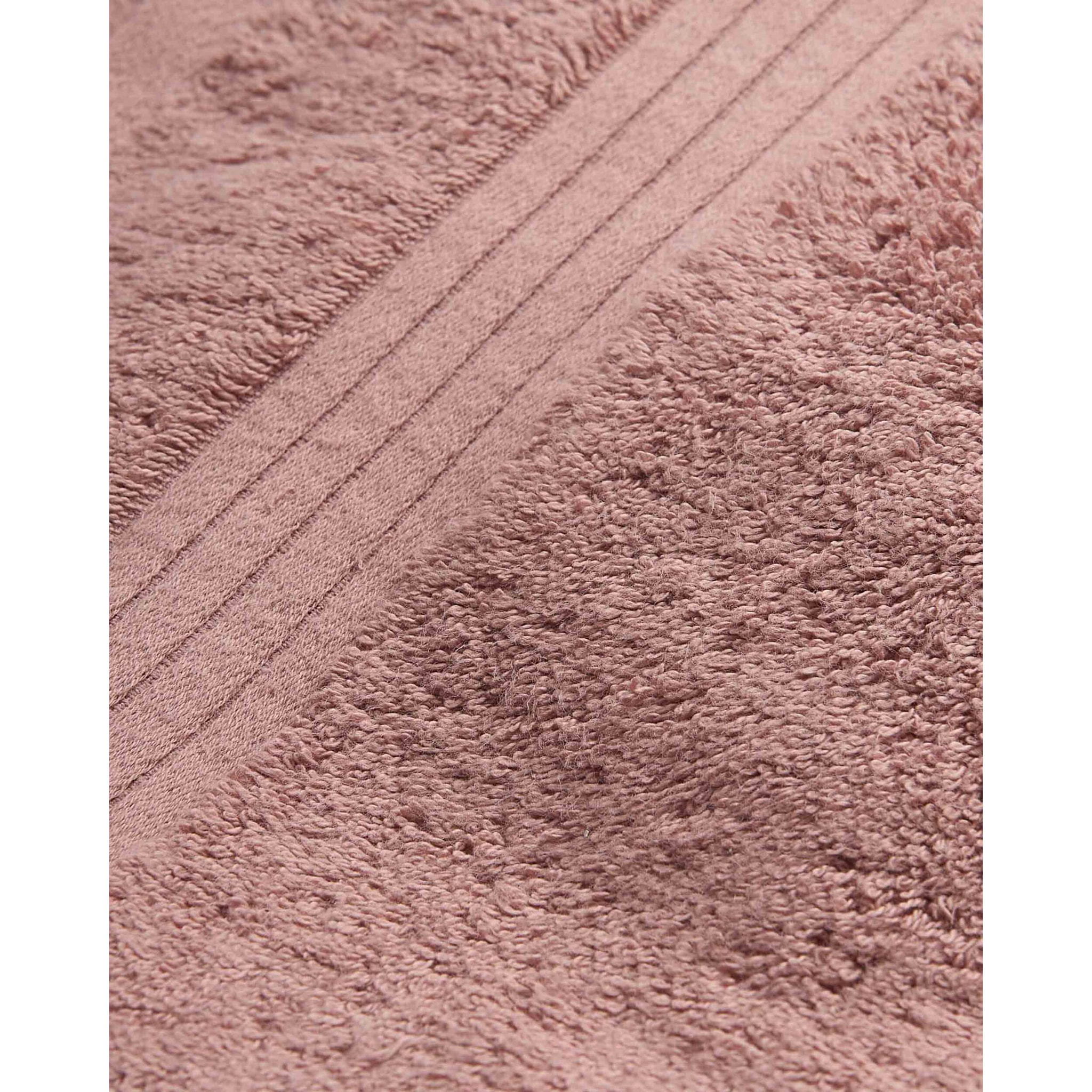 Toalla de baño 700gr/m² cenefa rayas rosa keike