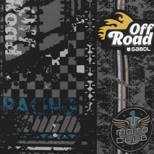 Mochila Gabol ROAD azul y negra e impermeable