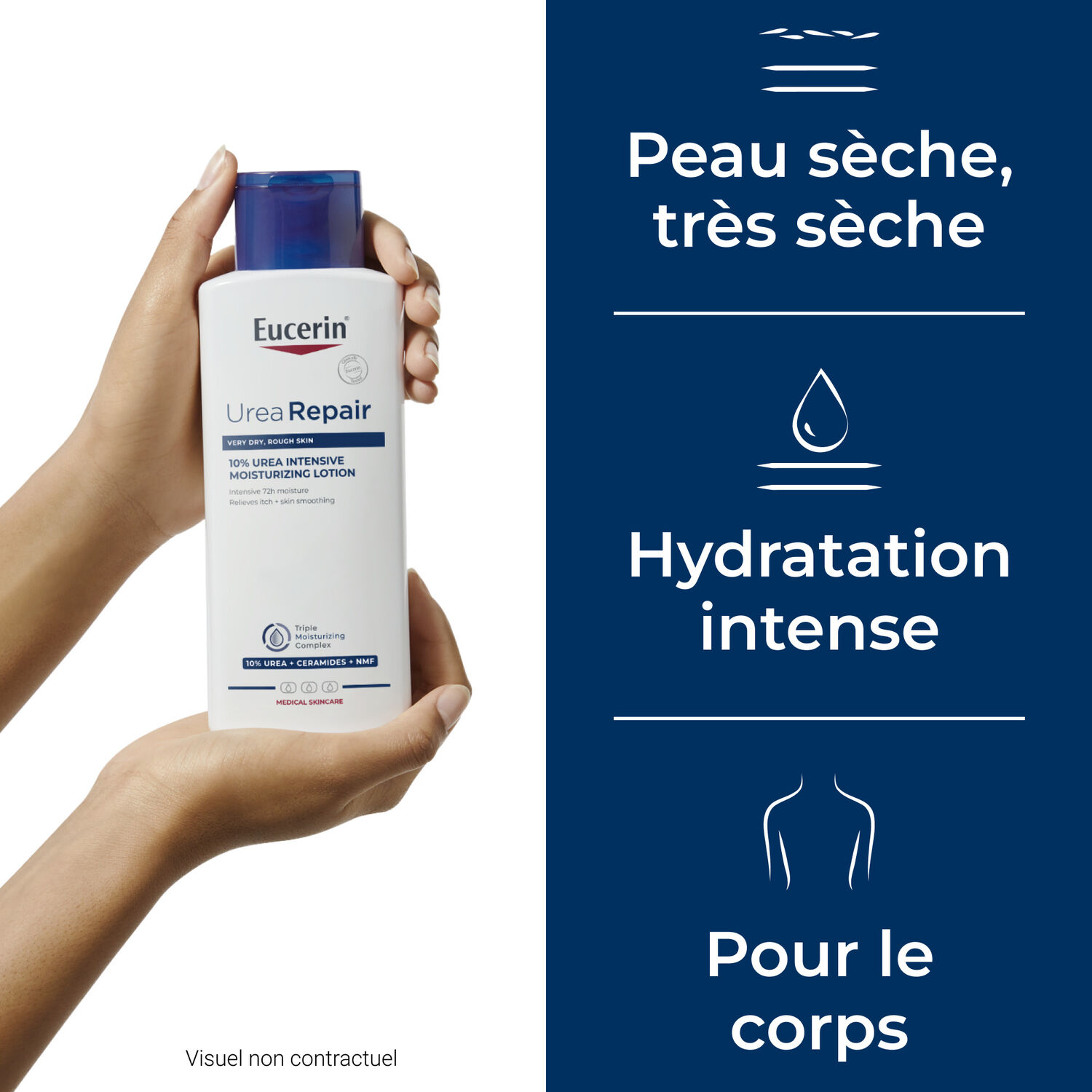 UreaRepair PLUS - Emollient 10% Lotion Corps Riche - Peaux Très Sèches