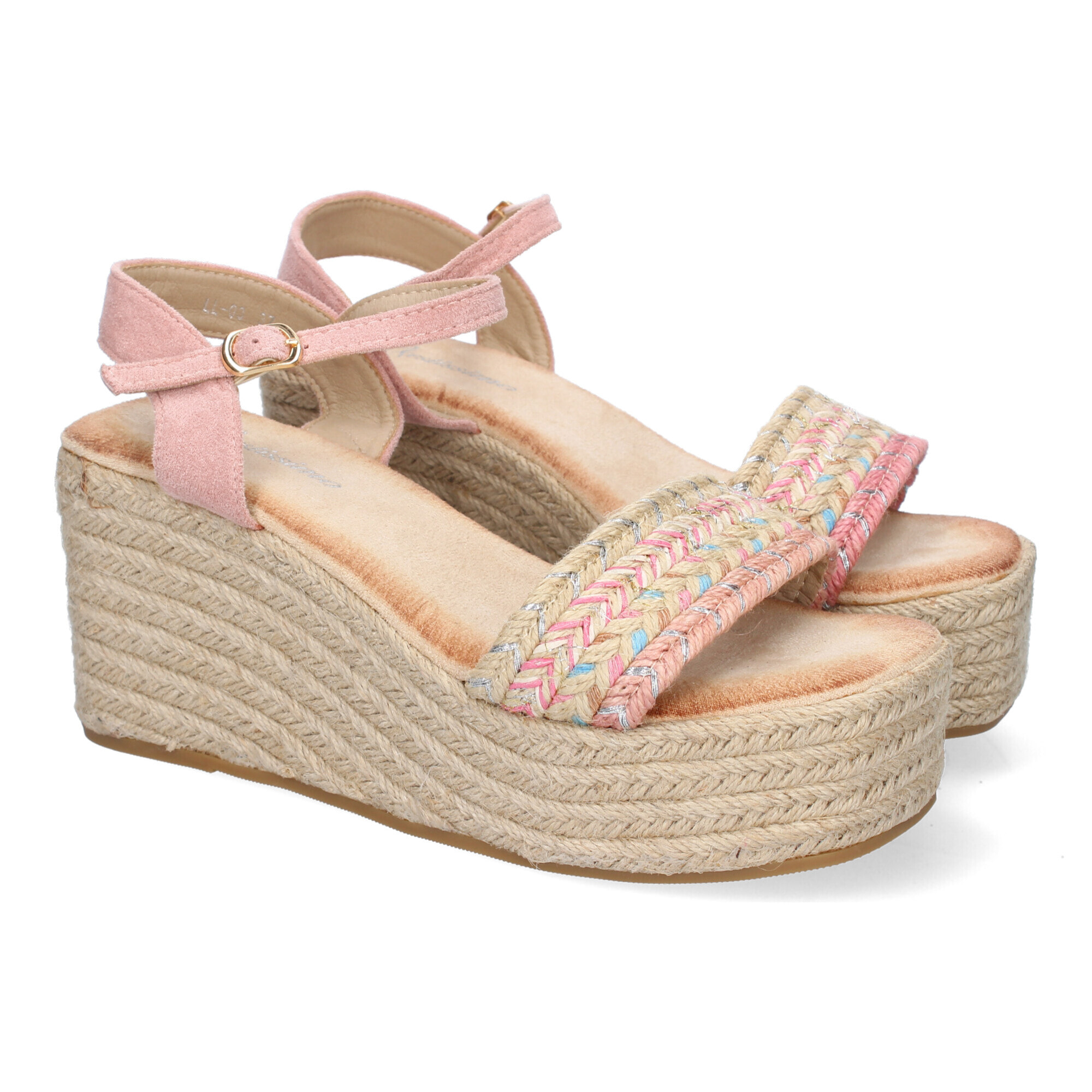 Sandalia de Cuña de Yute para Mujer, Comodas y Elegantes, Diseño Moderno