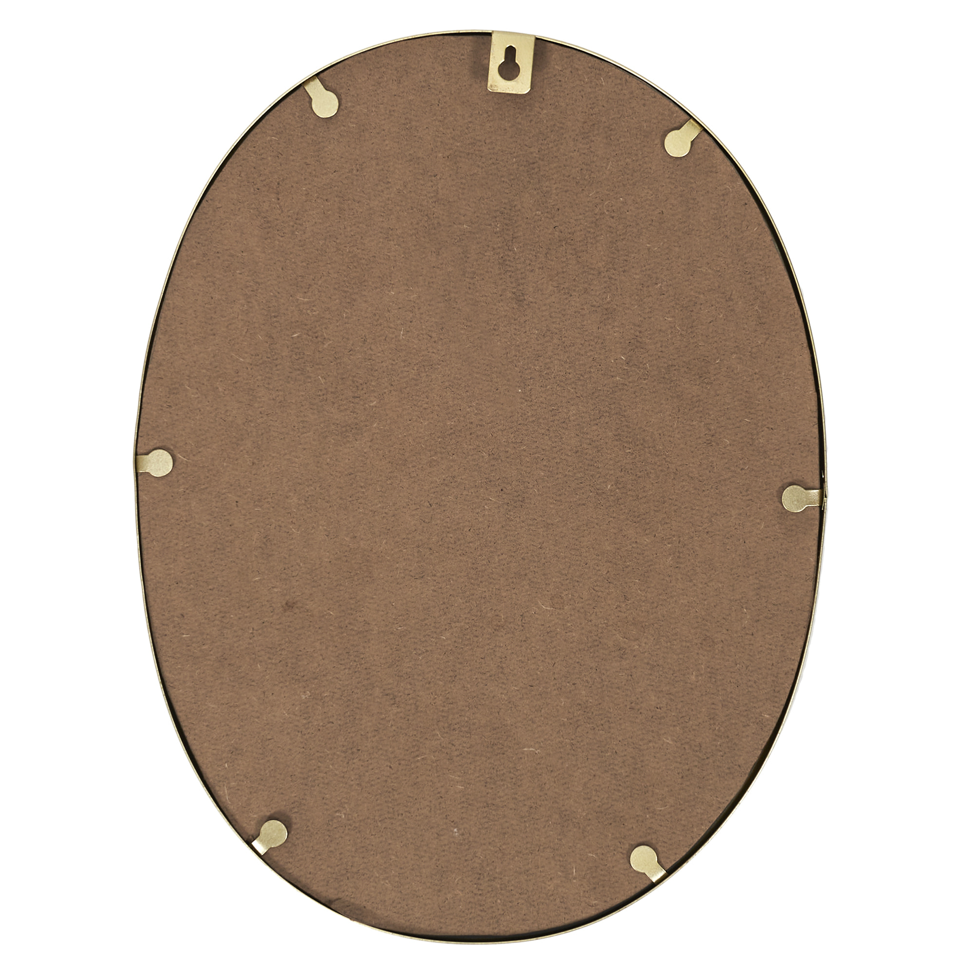 Miroir Deco Contour Deco Dore Ovale
