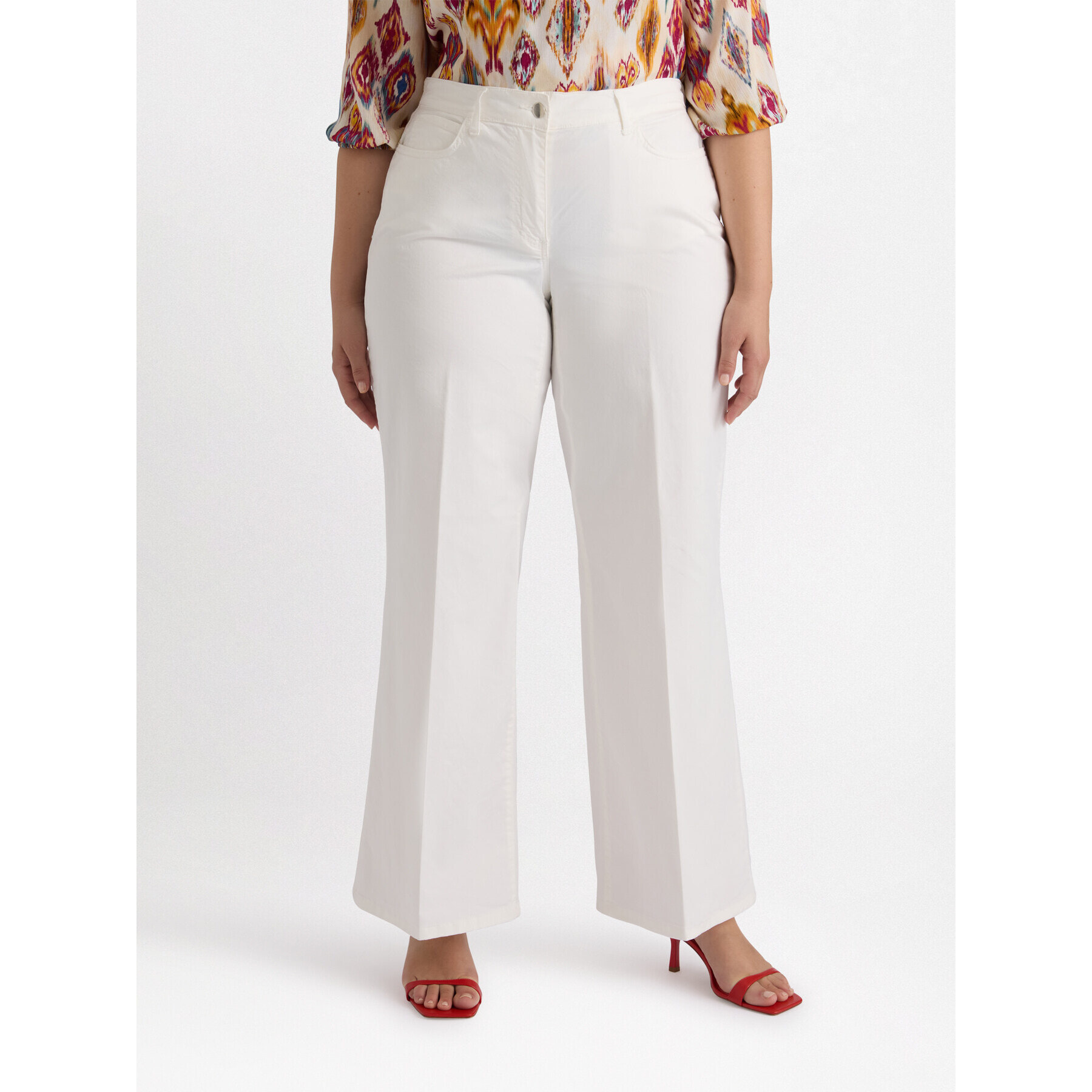 Fiorella Rubino - Pantaloni wide leg - Bianco