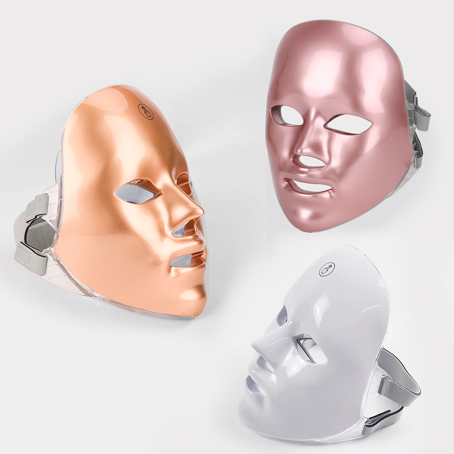 Máscara táctil con luz LED tratamiento de 7 colores